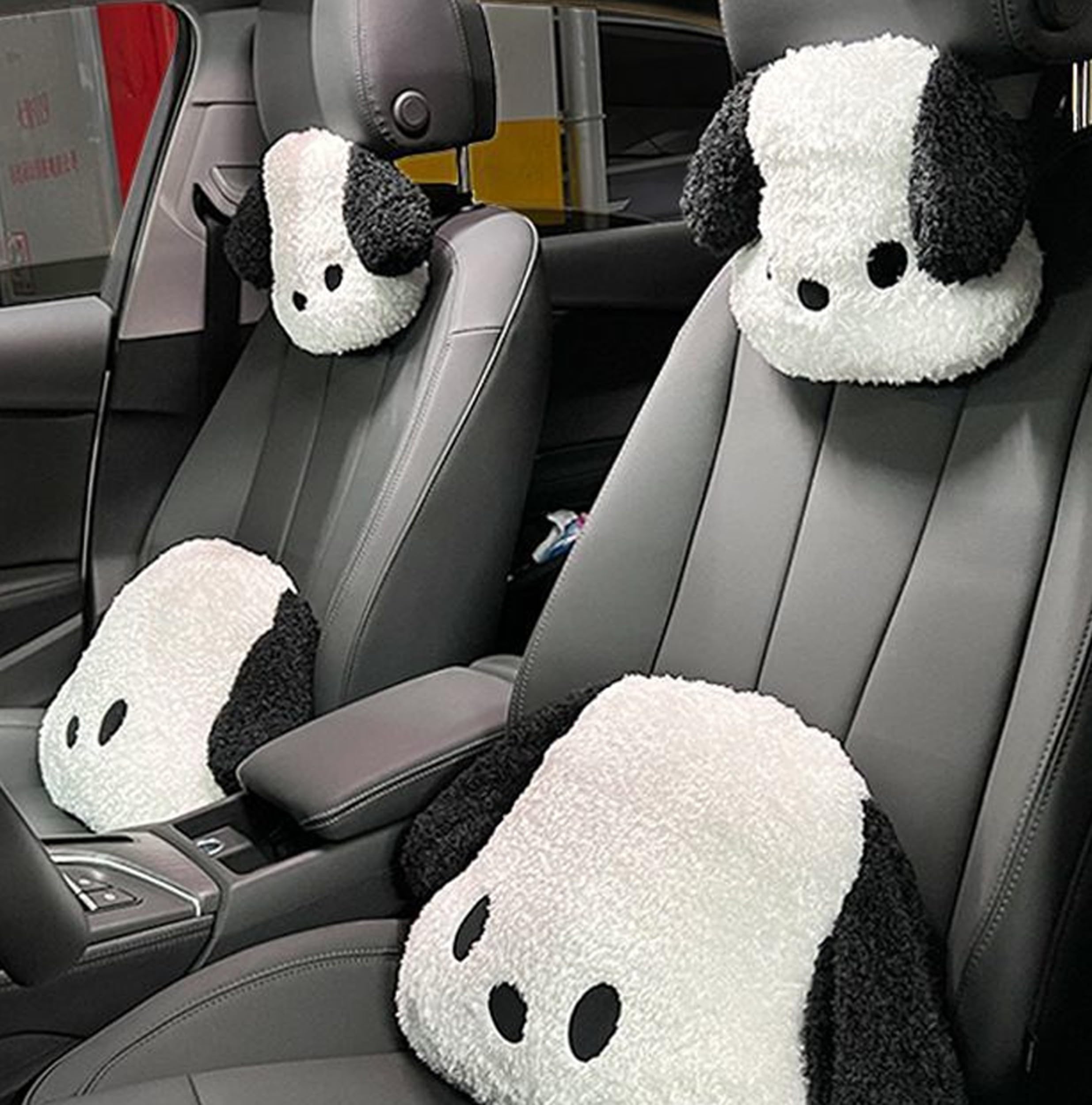 Amazon.com: Roffatide Anime Pochacco White Black Dog Car Neck