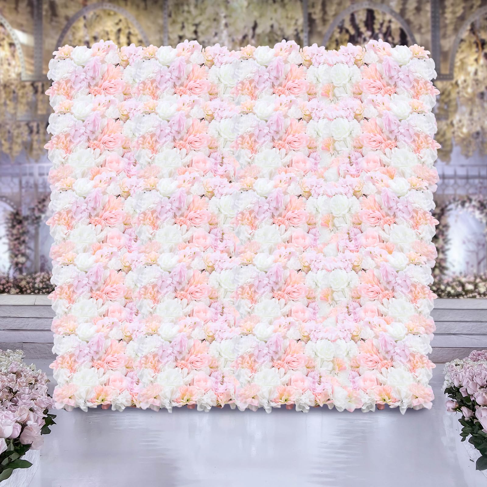 Amazon.com: Bokknppo 20 Pack Flowers Wall Panels Artificial