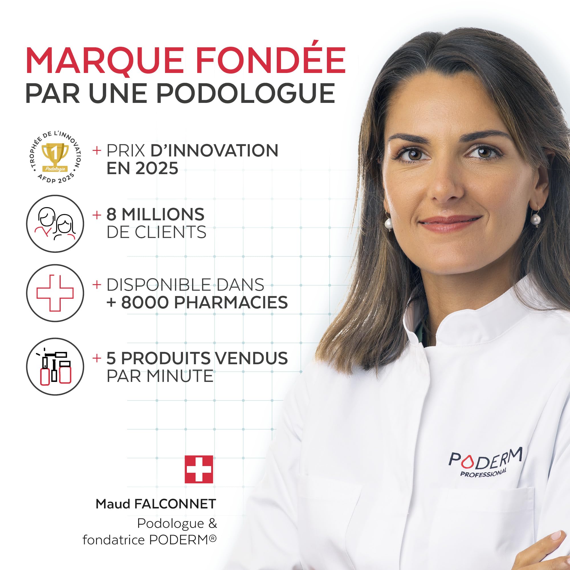 PODERM Stylo Mycose Ongles Des Pieds 4ML – Formule Vegan | Traitement 3en1 Elimine la Mycose | Nail Care Pen | 3 Secondes Par Jour et Résultats Rapides | Créé Par Une Podologue - Fabriqué en Suisse