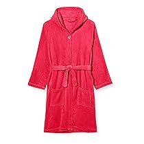 Playshoes Accappatoio in pile per bambini, Vestaglia Unisex – Bambini e ragazzi, rosa, 134, 140