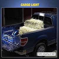 Vista 6 de Nilight Tercera Luz de Freno Cola de Montaje Alto 3ra Parada Carga Reversa Luces LED Lente Transparente Compatible con Ford F150 2009 2010 2011 2012