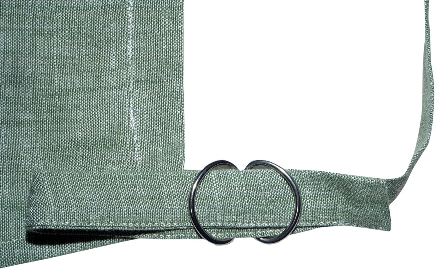 100% Cotton Chambray Apron with Pocket and Adjustable Neck with Long Ties Apron 25" X 31" for Women Men Chef Cooking, Baking, Gardening, Green - Image 3