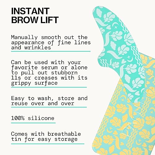 Miniatura 4 de Pacifica Mascarilla reutilizable para cejas parche antiarrugas de frente 100% silicona para levantar cejas, almohadilla antiarrugas reutilizable que
