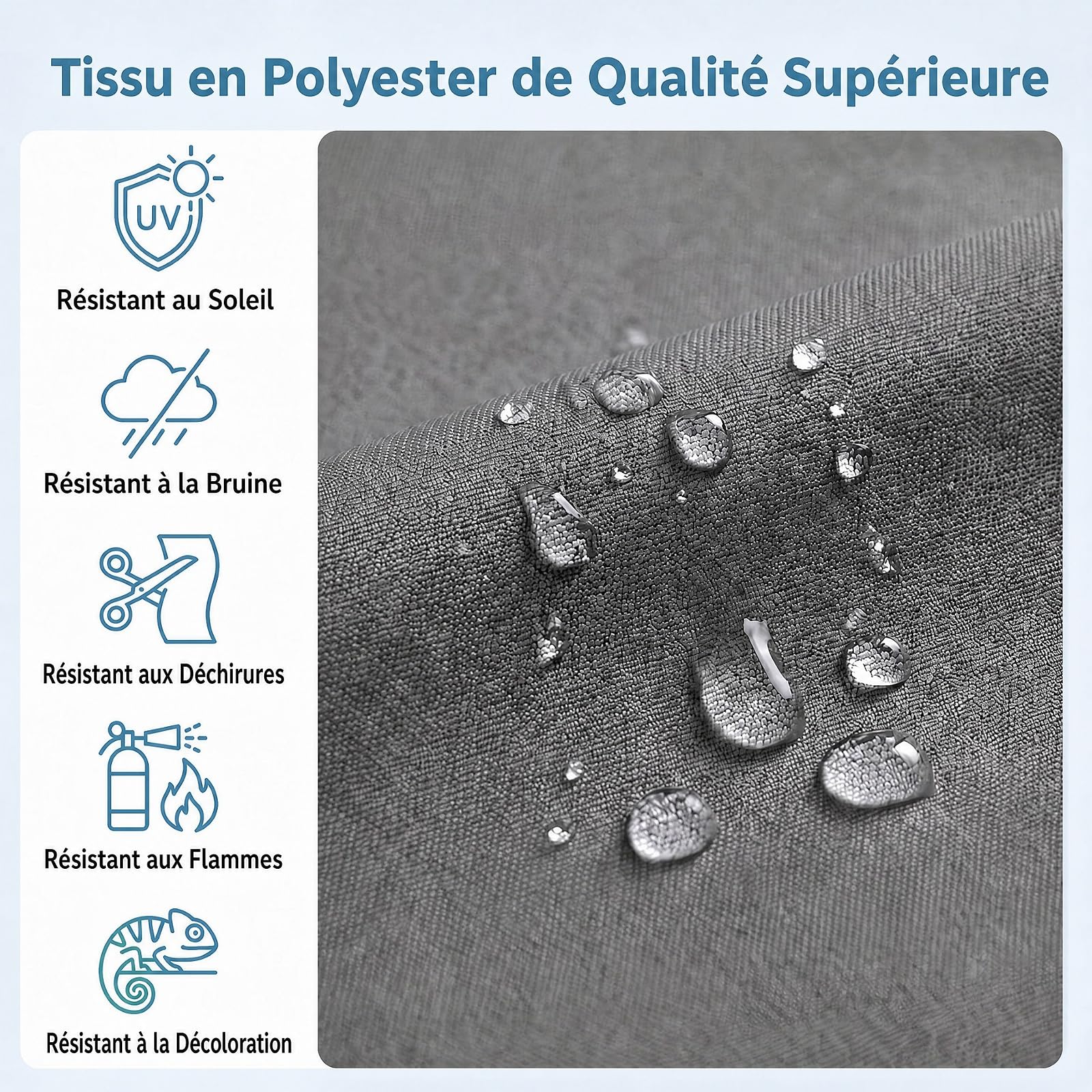 RELAX4LIFE Pergola Jardin Exterieur, Pergola 3x3 M avec Auvent Rétractable, Colonnes Métalliques, Toit en Polyester Hydrofuge, Protection UV, Tonnelle pour Jardin Cour Terrasse (Gris)