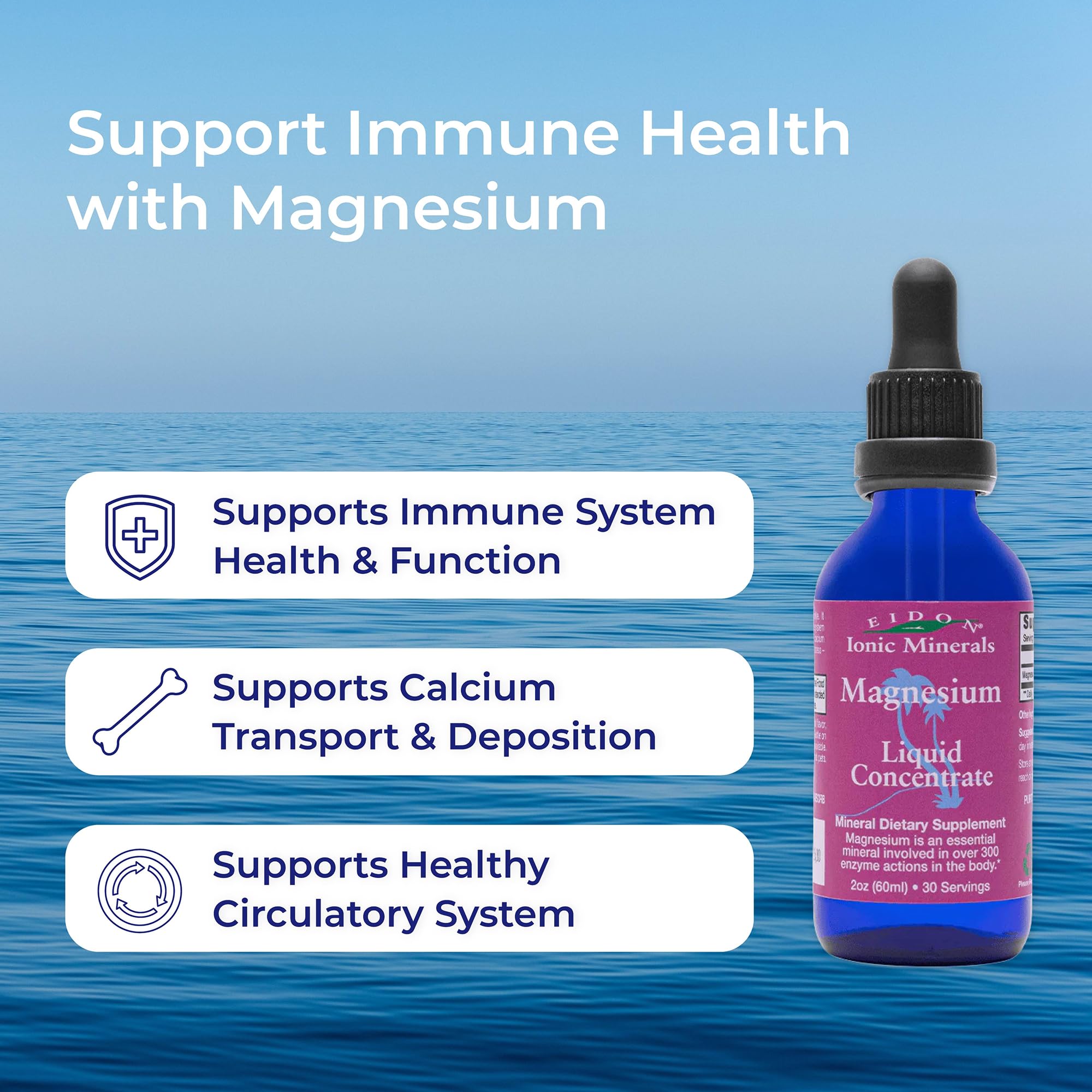 Eidon Ionic Minerals - Liquid Magnesium Concentrate, Bioavailable - 2 oz — Amazon image 5