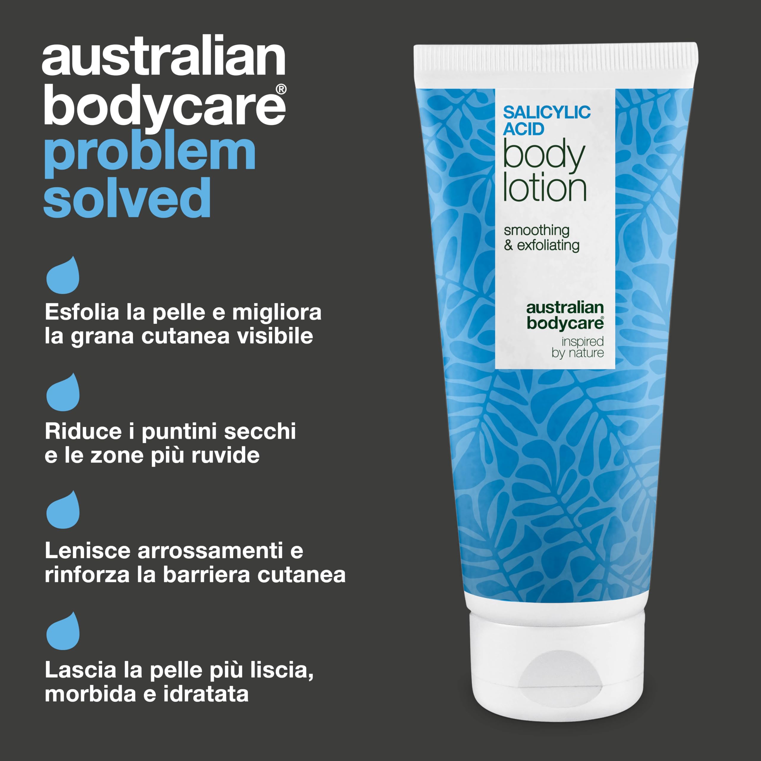 Lozione corpo per Keratosis Pilaris – elimina pelle a buccia d’arancia e ruvidità – con acido salicilico, niacinamide e zinco PCA