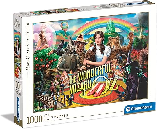 Miniatura 1 de Clementoni El maravilloso mago de Oz - Rompecabezas de 1000 piezas para adultos, hecho en Italia, multicolor, 39746