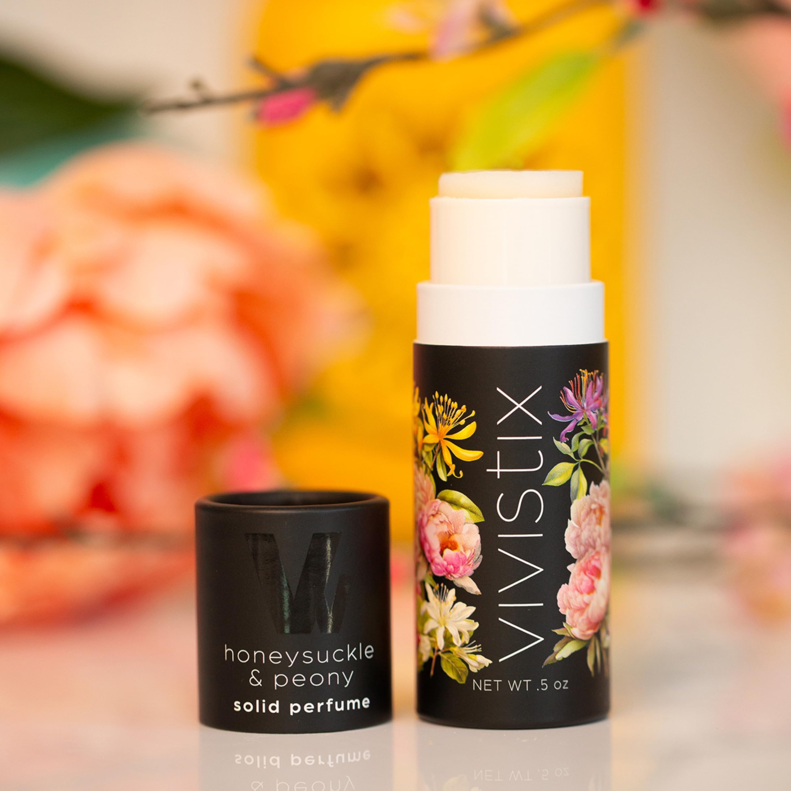 Amazon.com : Vivistix Solid Perfume Stick | Honeysuckle + Peony