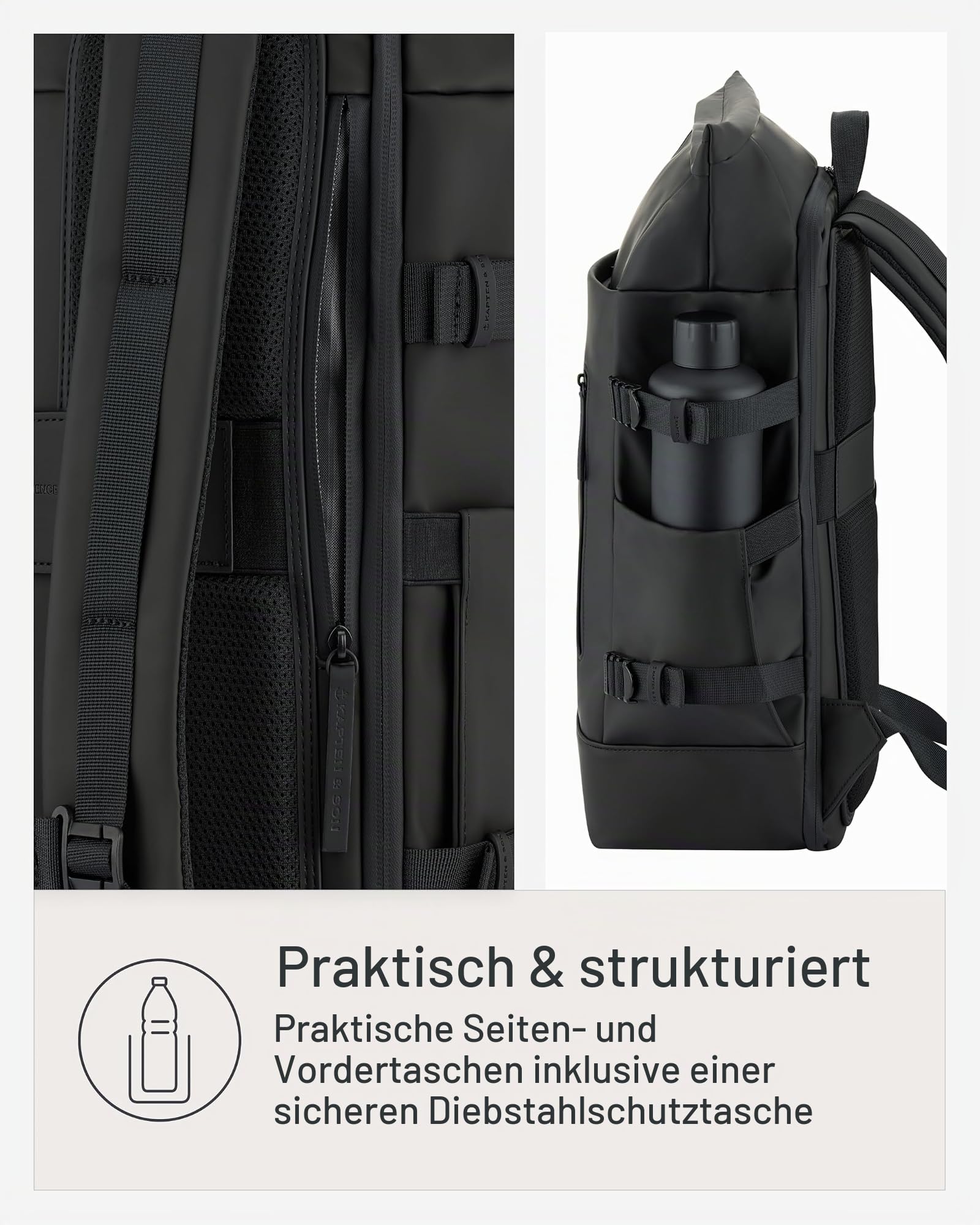 Kapten & Son Helsinki Pro Backpack All Black