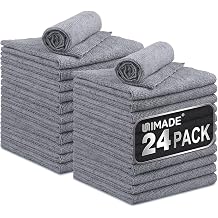UNIMADE Microfiber Cleaning Cloth, 24 Pack Reusable Microfiber Towels
