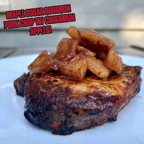 Miniatura 6 de Rub bourbon de azúcar de arce  Rub para barbacoa para cerdo, tocino, jamón, colillas, chuletas y costillas  Runnin' Wild Foods, 10.7 onzas