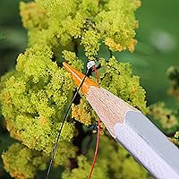 Vista 39 de Evemodel L0402B 20pcs pre-cableado SMD LED 0402 Bule Diodo emisor de luz 12V pre-soldado Micro Litz cable cable longitud 7.8 pulgadas (7.9 in)