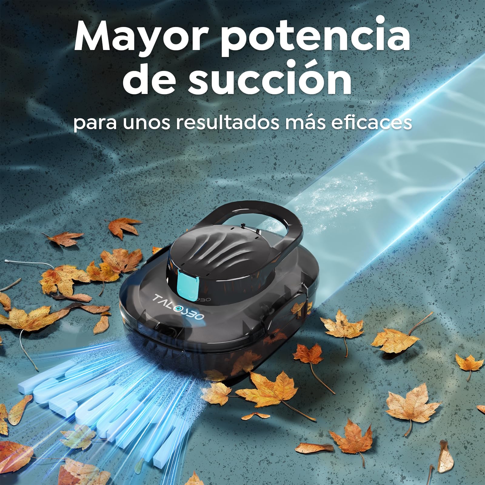 (2026 Upgrade) S1PRO Robot Piscina, Doble Motor Robot Limpiafondos Piscina Sin Cable, 120 Min de Limpieza, Carga en 2.5h, Autoaparcable, para Piscinas de Fondo Plano 100 m²