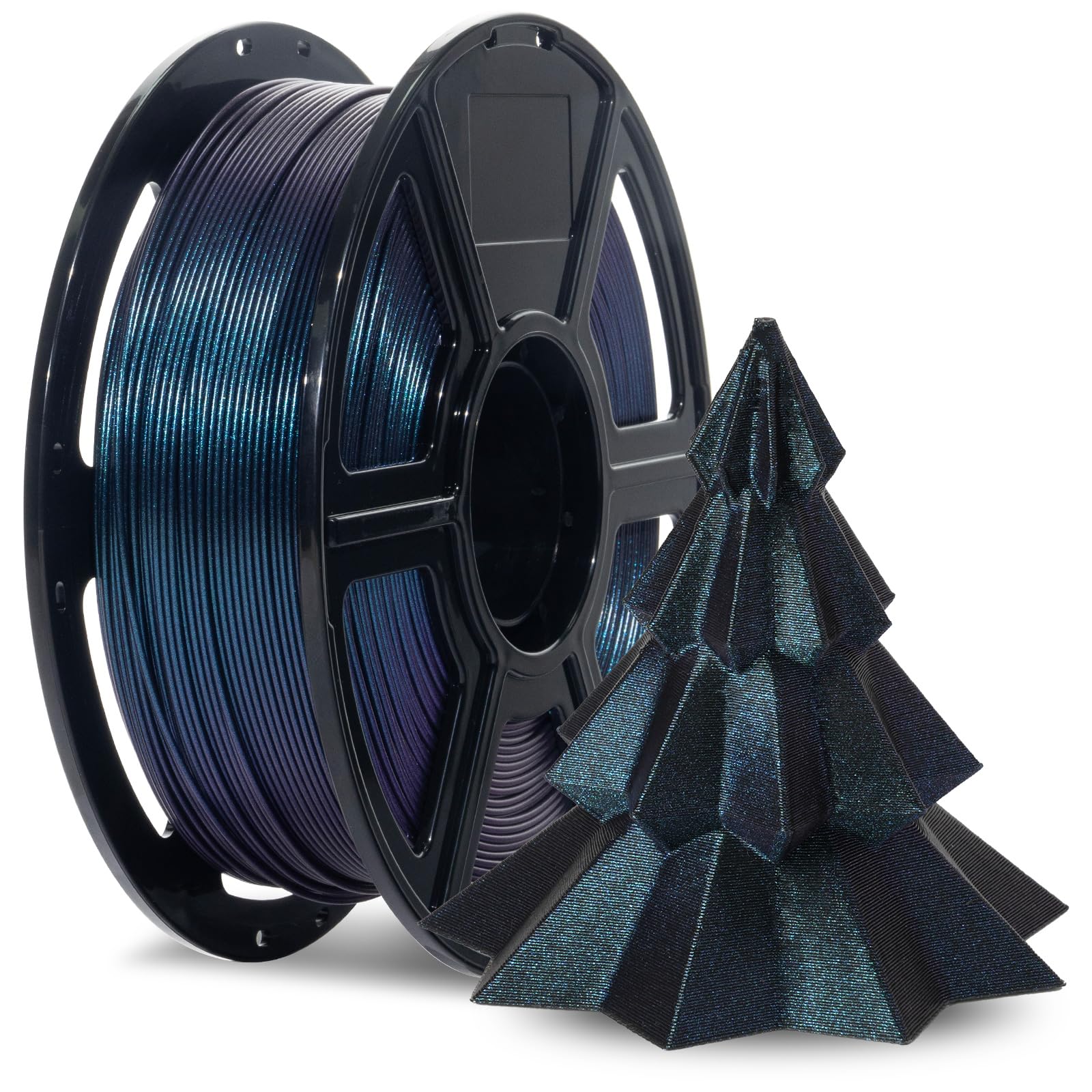 FLASHFORGE Rapid PETG Filament 1.75mm Burnt Titanium, 600mm/s Fast Printing, 3D Printer Filament 1kg Spool, Dimensional Accuracy +/- 0.02mm, Changing
