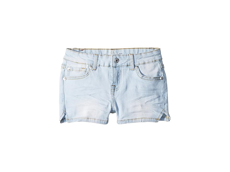

7 For All Mankind Kids Denim Shorts in Cloud Blue (Little Kids) (Cloud Blue) Girl's Shorts