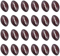 Super Z Outlet 24 Pack Mini Foam Footballs - Soft Stress Balls for Kids Party Favors, Games, Outdoor Play & Autism Therapy Toys