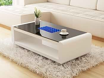 【cornice】COFFEE TABLE Amazon.com: Generic Modern and Contemporary Chelsea Coffe