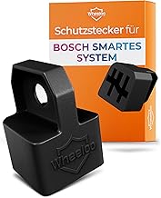 WHEELOO E-Bike Kontaktschutz Abdeckung für Bosch Smartes System I 2er Set I Schwarz I eBike Akku Zubehör I Kontakt Pin Schutz