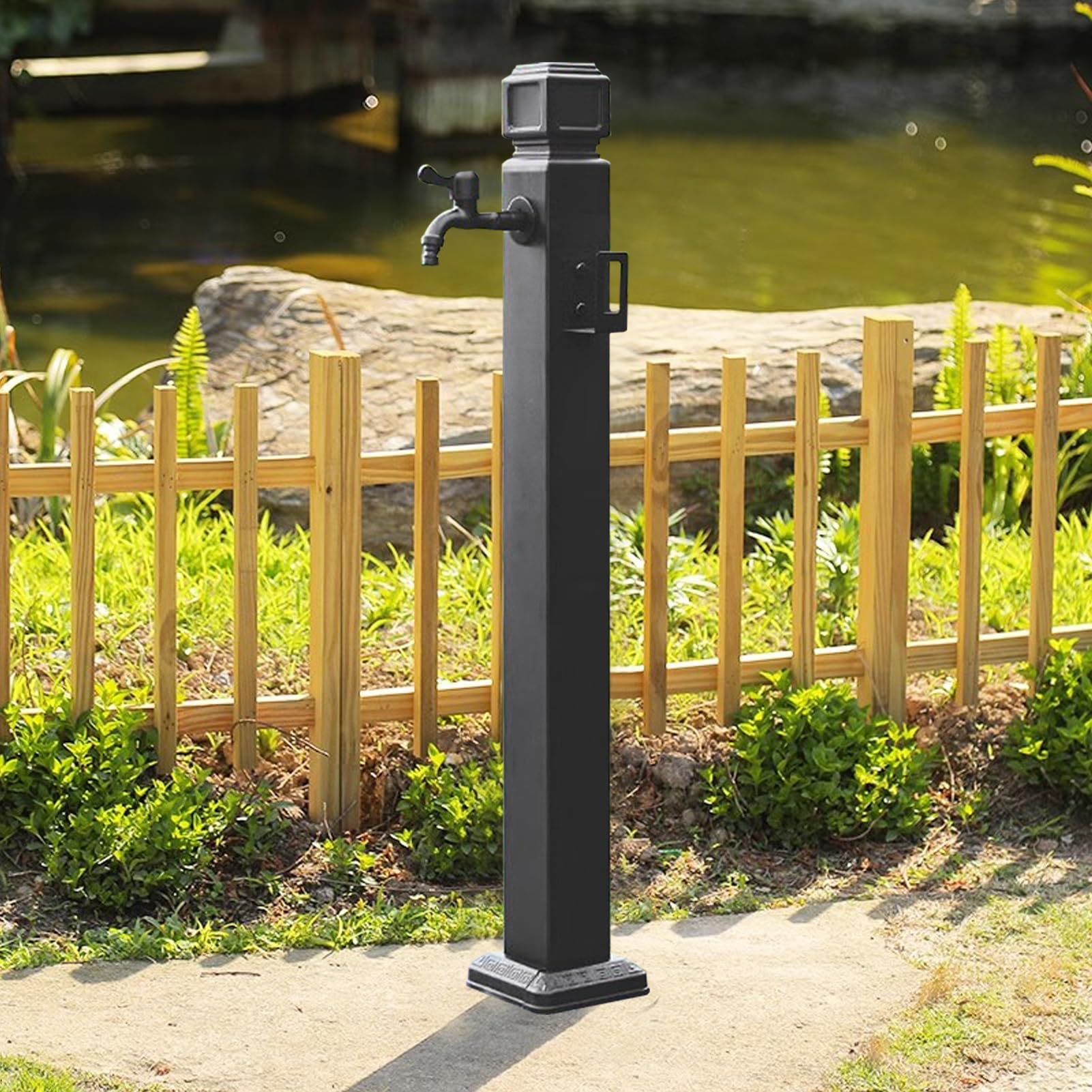 Water Butt tap, Freeze Proof Outdoor Faucet, Vertical Garden Water Column(Height: 95cm/37.4in)