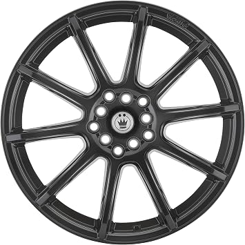 Konig CONTROL Matte Black Wheel with Painted Finish (15 x 6.5 inches /4 x 100 mm, 40 mm Offset)
