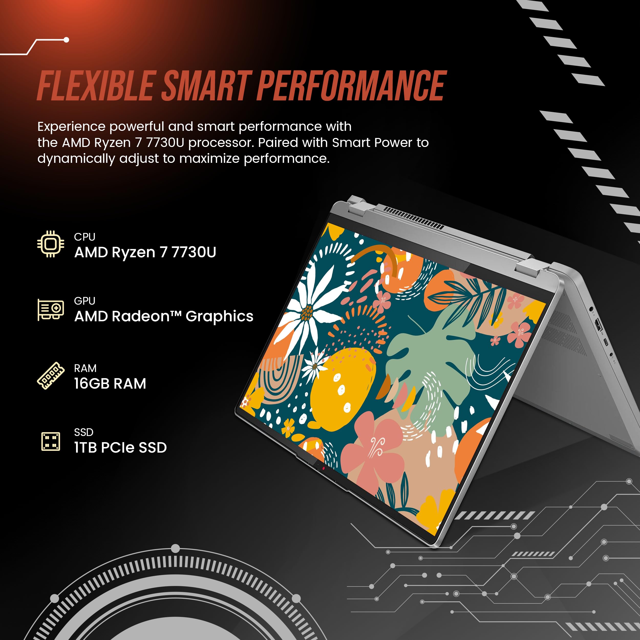 Amazon.com: Lenovo IdeaPad Flex 5 2-in-1 Laptop, 16