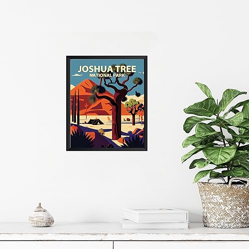 Miniatura 5 de Póster de impresión artística retro del parque nacional, arte de pared de lago de montaña, póster de sala de estar, decoración de pared, paisaje