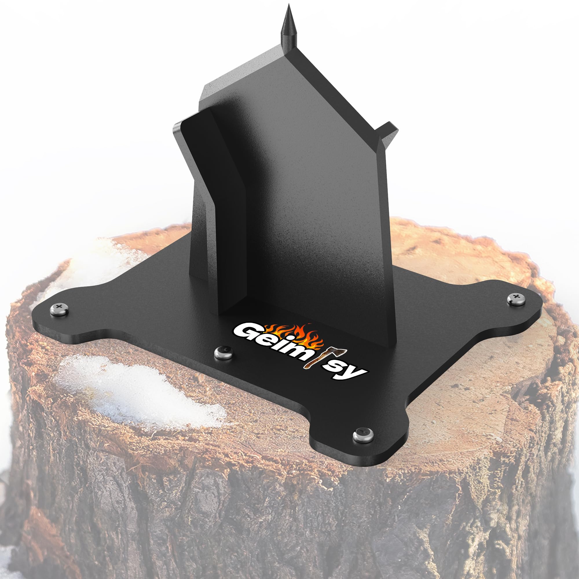 Upgraded Heavy-Duty Firewood Kindling Splitter for Wood - Manual Log Splitter with High Strength Steel, Wood Splitter Wedge. Perfect for Wood Stove, Fireplace, and Fire Pit Kindling (Type-A)