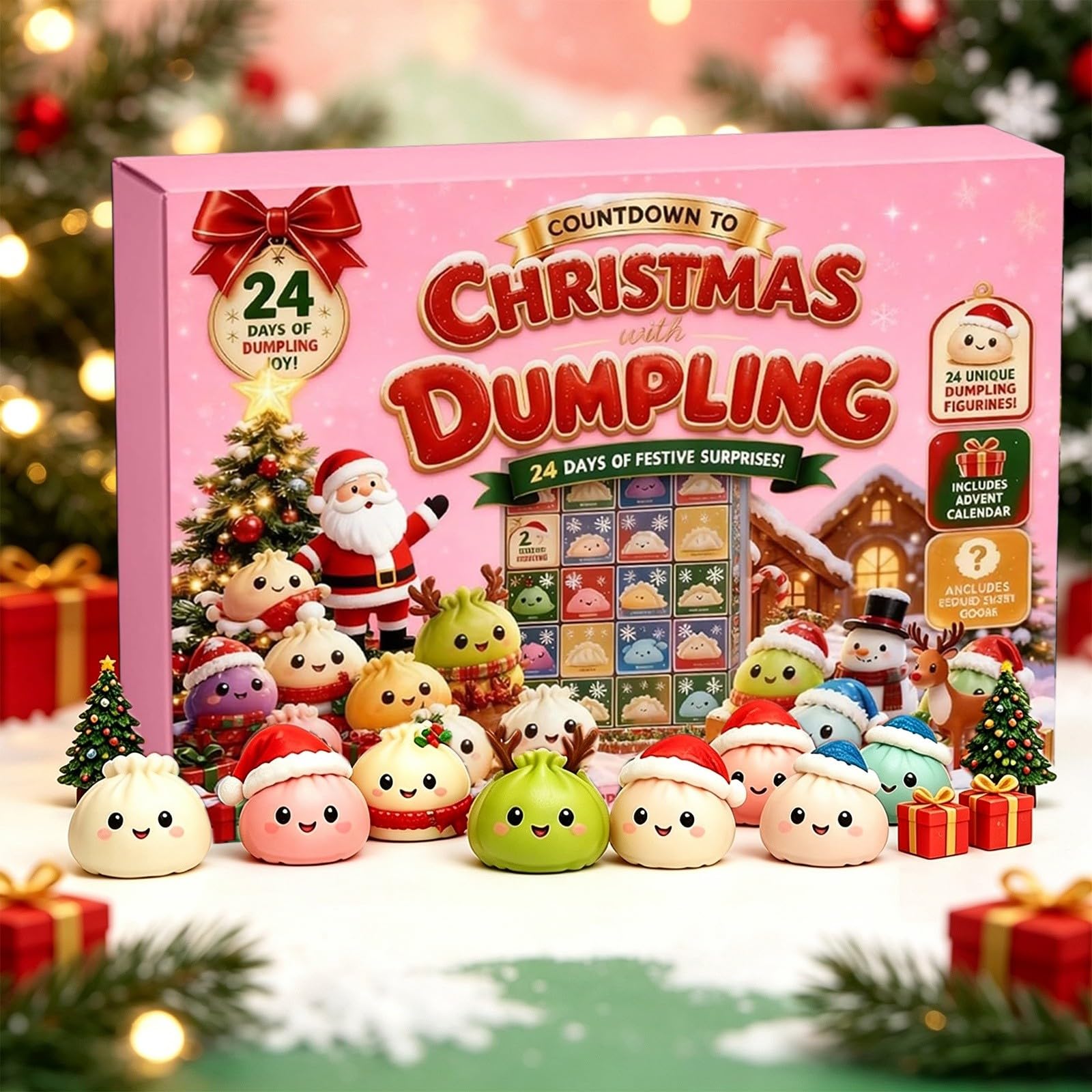 Christmas Dumpling 𝓢𝓺𝓾𝓲𝓼𝓱𝔂 Advent Calendar 2026 24 Days，F