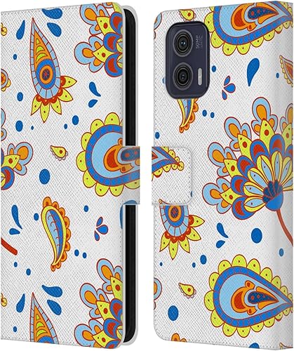 Miniatura 8 de Head Case Designs Officially Licensed Haroulita Marigold Cute Flower Pattern Leather Book Wallet Case Cover Compatible with Motorola Moto G73 5G