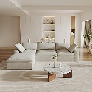 Cloud Modular Sectional Sofa with Storage Ottoman,120.45