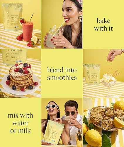 Miniatura 38 de TRUVANI – Polvo de proteína a base de plantas – Proteína orgánica certificada USDA en polvo, vegano, sin OMG, sin gluten