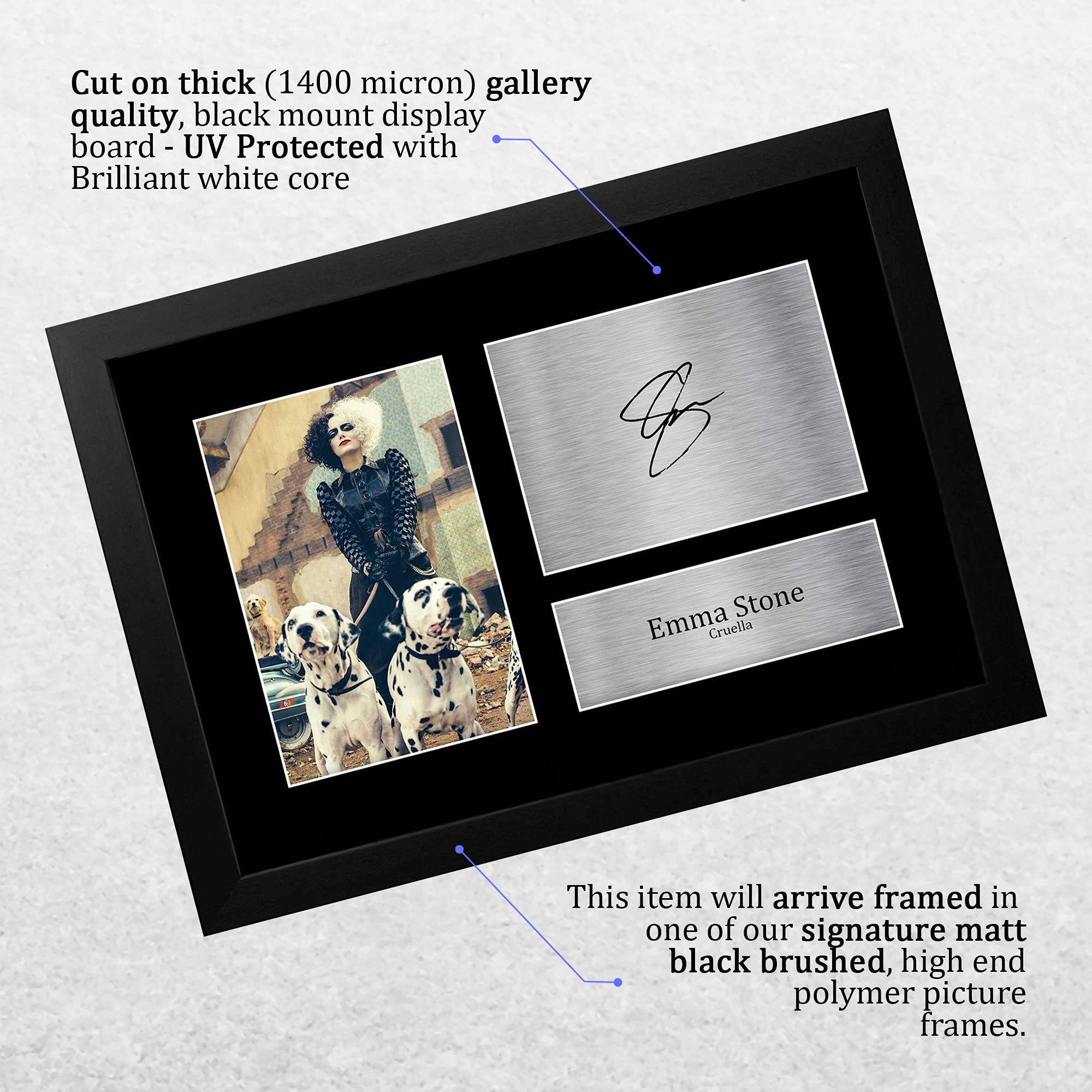 Amazon.co.jp: HWC Trading FR A4 エマストーン クルエラギフト サイン