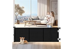 200 Inch Retractable Baby Gates Extra Wide