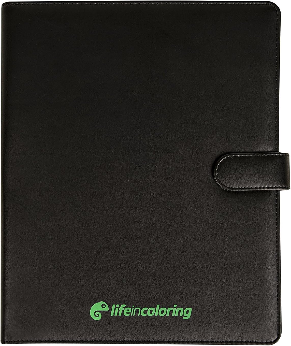 Adult Coloring Book Sketchbook Carrying Case. 12 Vibrant Colored Pencils, Sharpener, and Supplies Pouch for Easy Personalization. Universal Sized Holders for Color Books Drawing Pads and Pens.