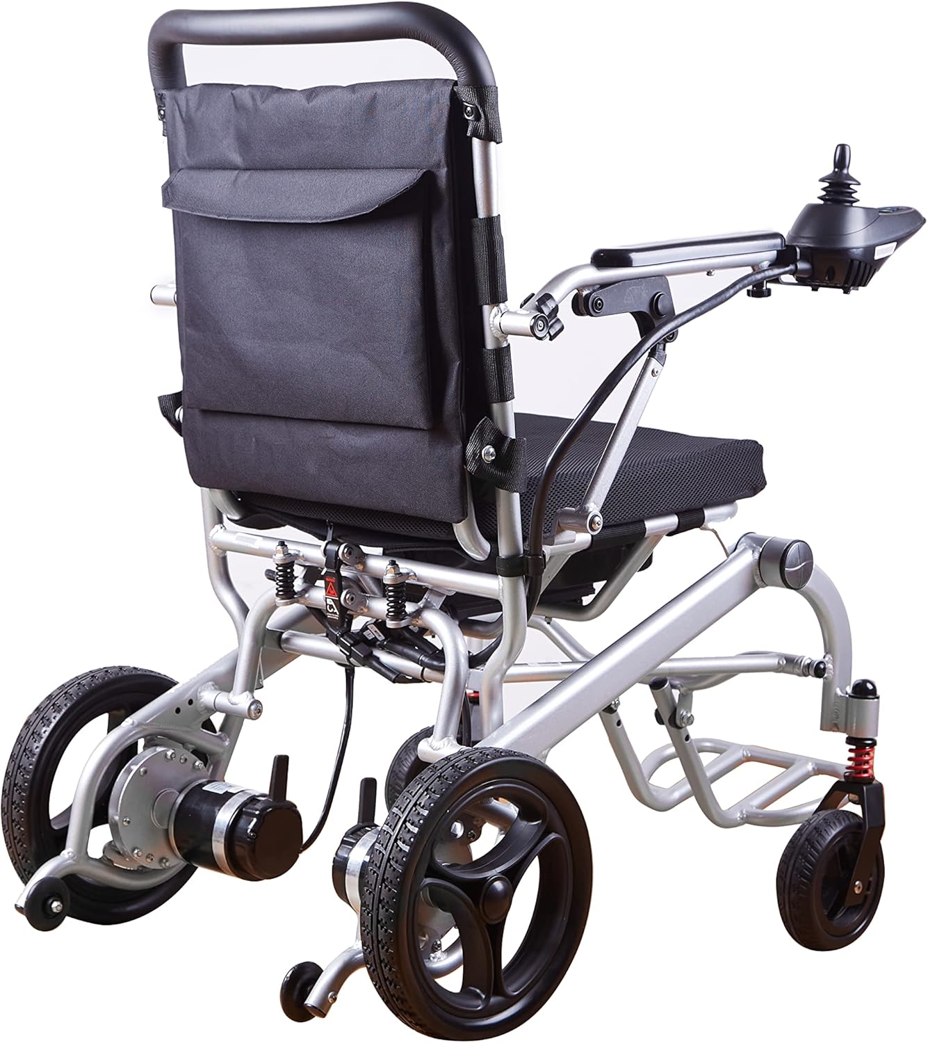 Rubicon Lightweight (Net Weight 40lbs) Foldable Electric Wheelchair, Compact Power Wheelchair, Portable Folding Carry Wheelchairs (Detachable Battery)) : Health & Household