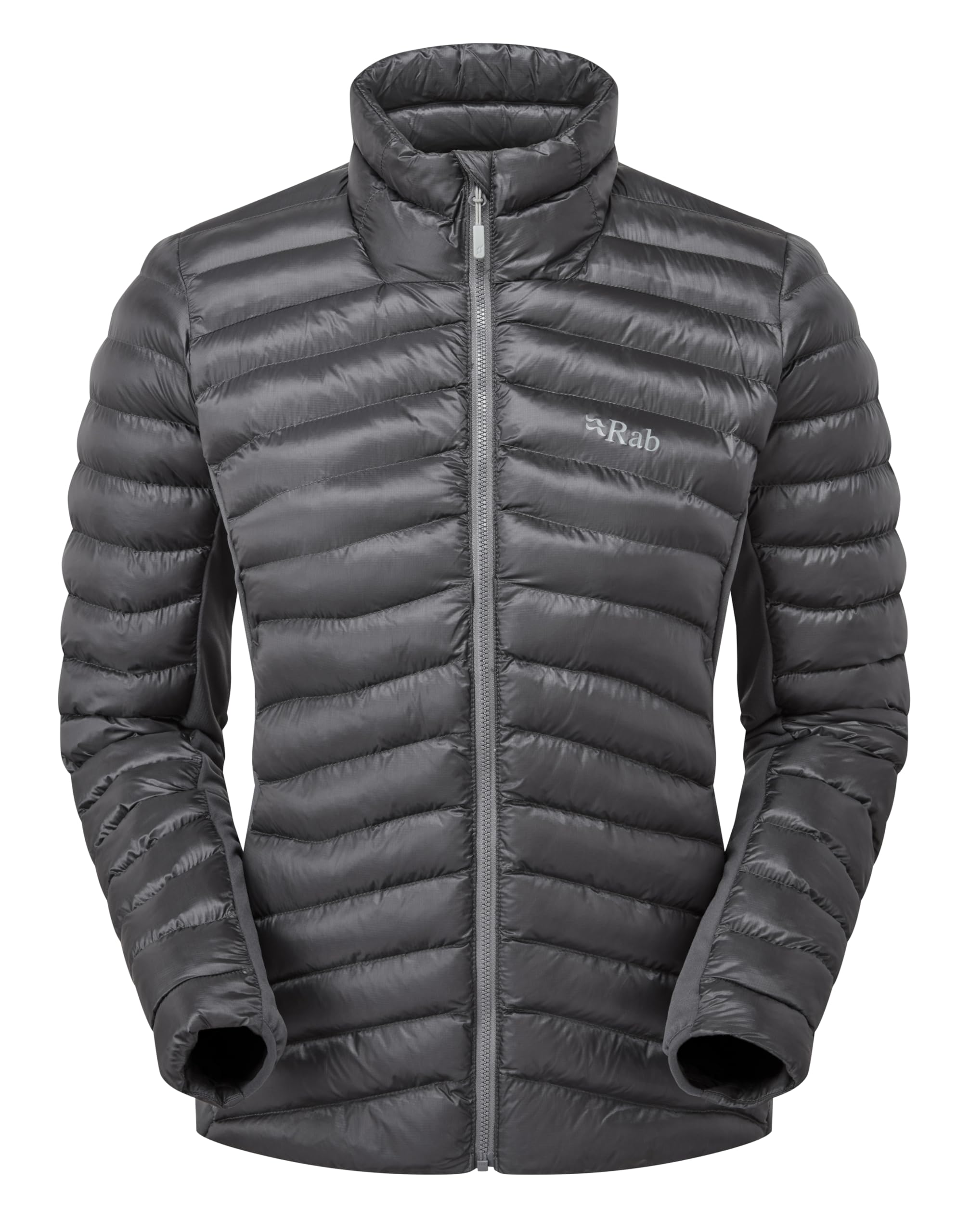 Rab Women's Cirrus Flex Jacket Lightweight Insulated Coat for Trekking, Skiing, & Climbing - Graphene - Small