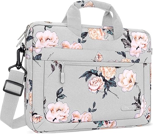 MOSISO Bolsa de hombro para laptop compatible con MacBook Pro de 14 pulgadas 2021 compatible con MacBook AirPro cuaderno de 13 a 133 pulgadas