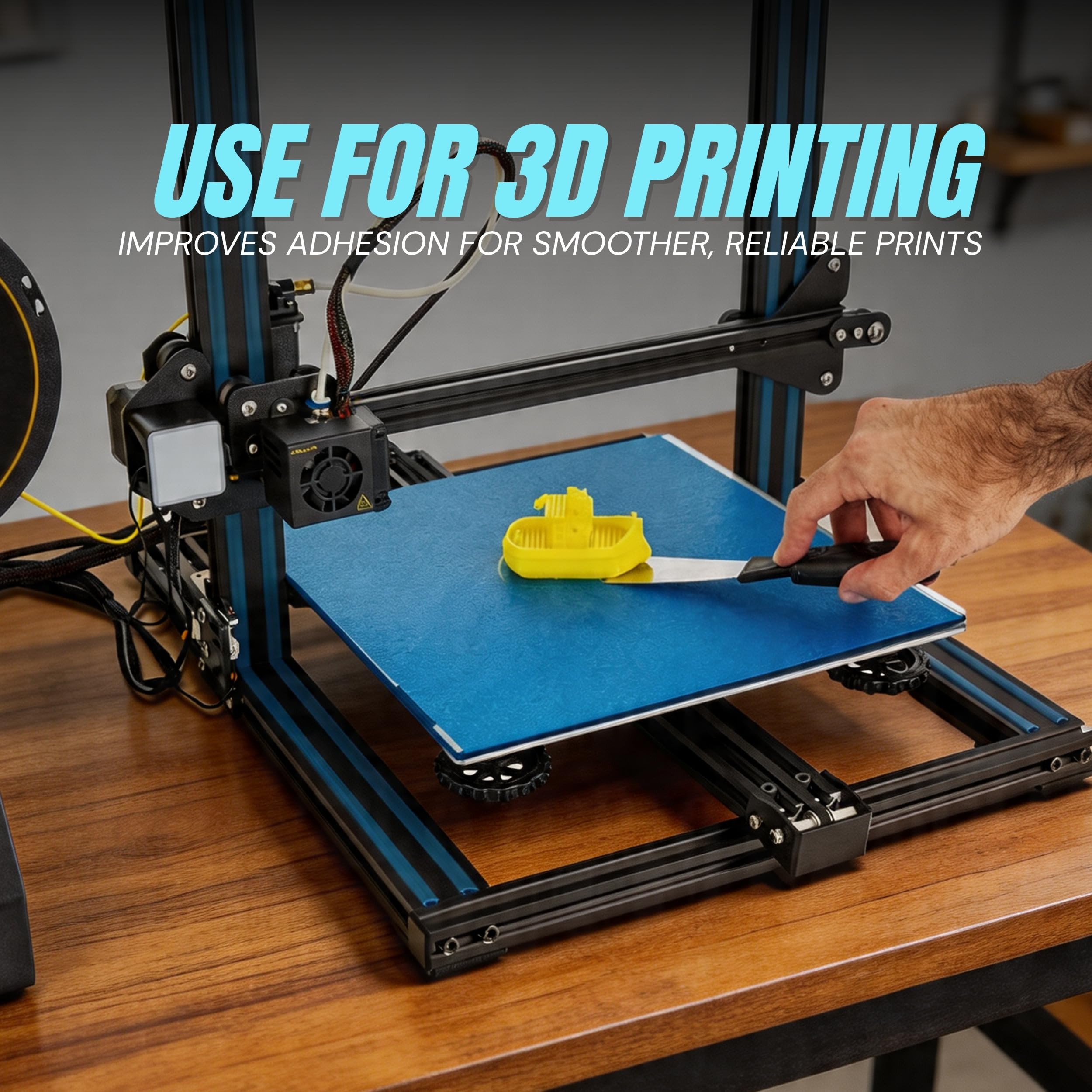 Nastro blu a 9 pollici dei pittori, nastro di mascheratura blu multi-superficie del nastro di stampa 3D 9" x 60 YD
