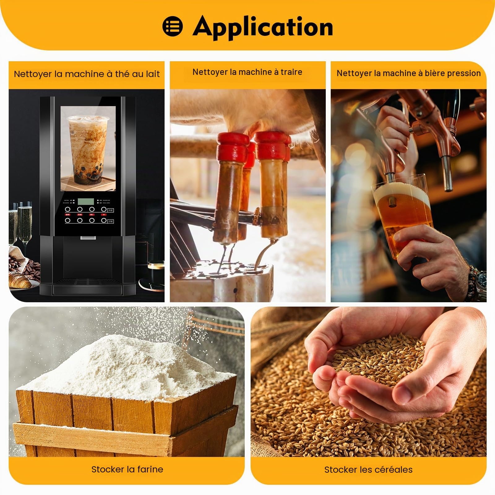 Fût de nettoyage de bière à 3 têtes, récipient de nettoyage de 10 l, en acier inoxydable, appareil de nettoyage pour canalisations de bière, tonneau de bière, machine à bière, récipient de nettoyage