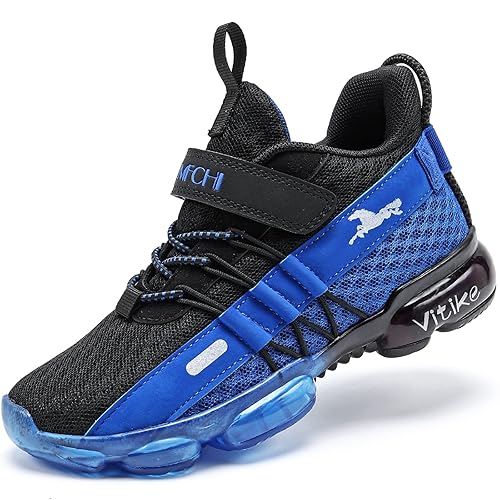 VITUOFLY Boys Sneakers Kids Running Shoes Girls Mesh Fitness Shoe Indoor Training Sneaker Lightweight Outdoor Sports Athletic Tennis Shoes for Little Kid/Big Kid