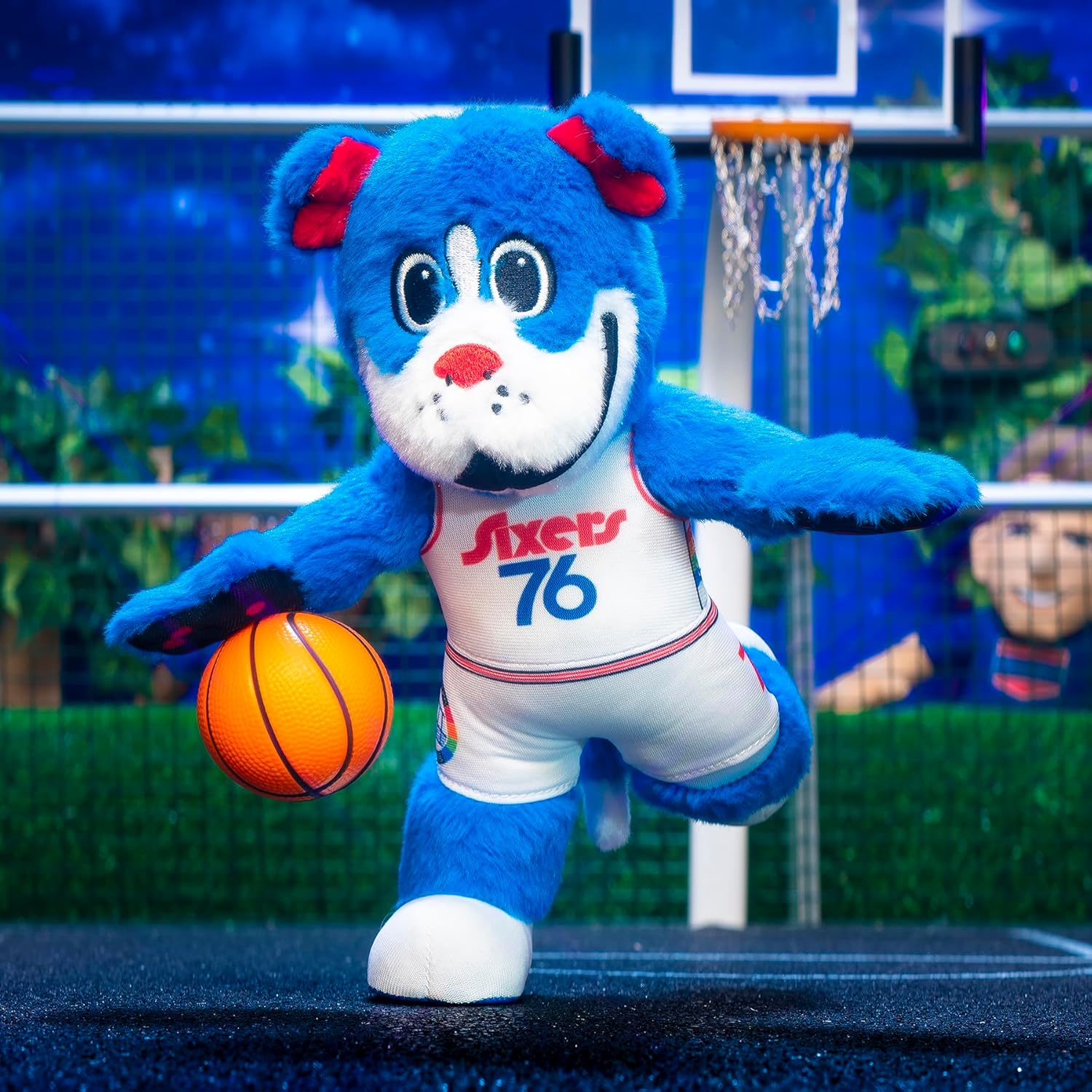Bleacher Creatures Philadelphia 76ers Franklin 10" Mascot Plush Figure(City Edition '24-'25) - an NBA Mascot for Play or Display