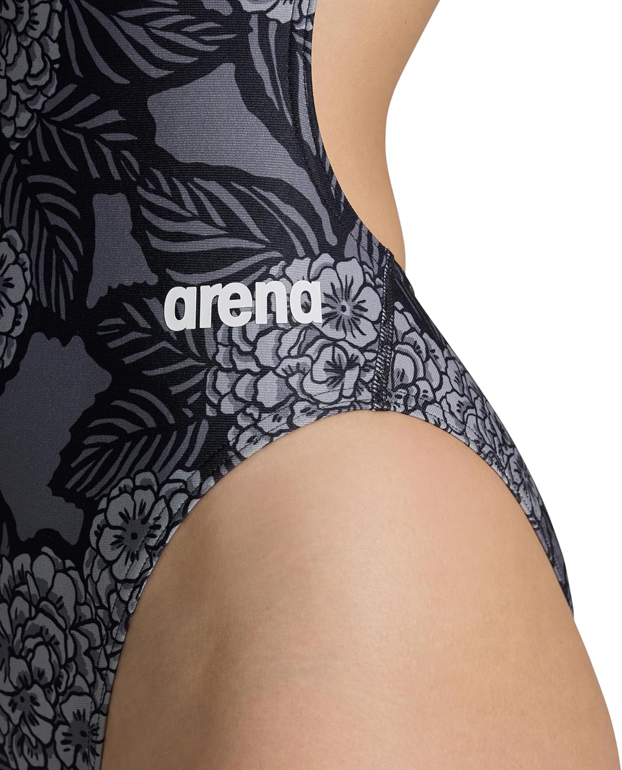 ARENA Women's Swimsuit Hydrangea Bouquet Team Print MaxLife Challenge Back One Piece Bathing Suit Training Swimwear - Image 5
