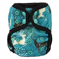 Vista 17 de Pañal para bebé recién nacido 8lbs-10lbs (floral)