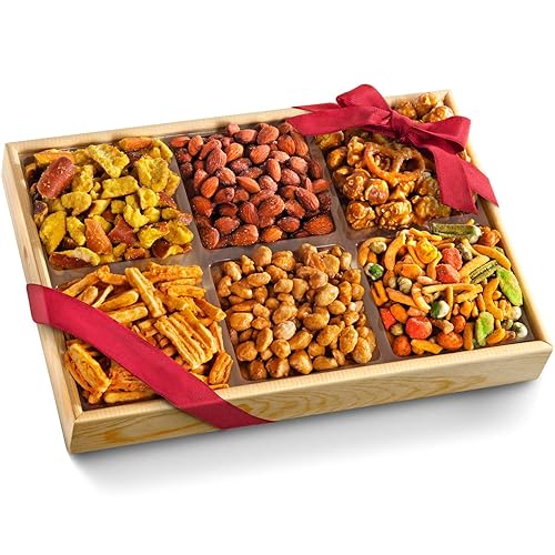 Miniatura 3 de Caja de regalo con bandeja de aperitivos y nueces de Happy Birthday Crunch 'n Munch