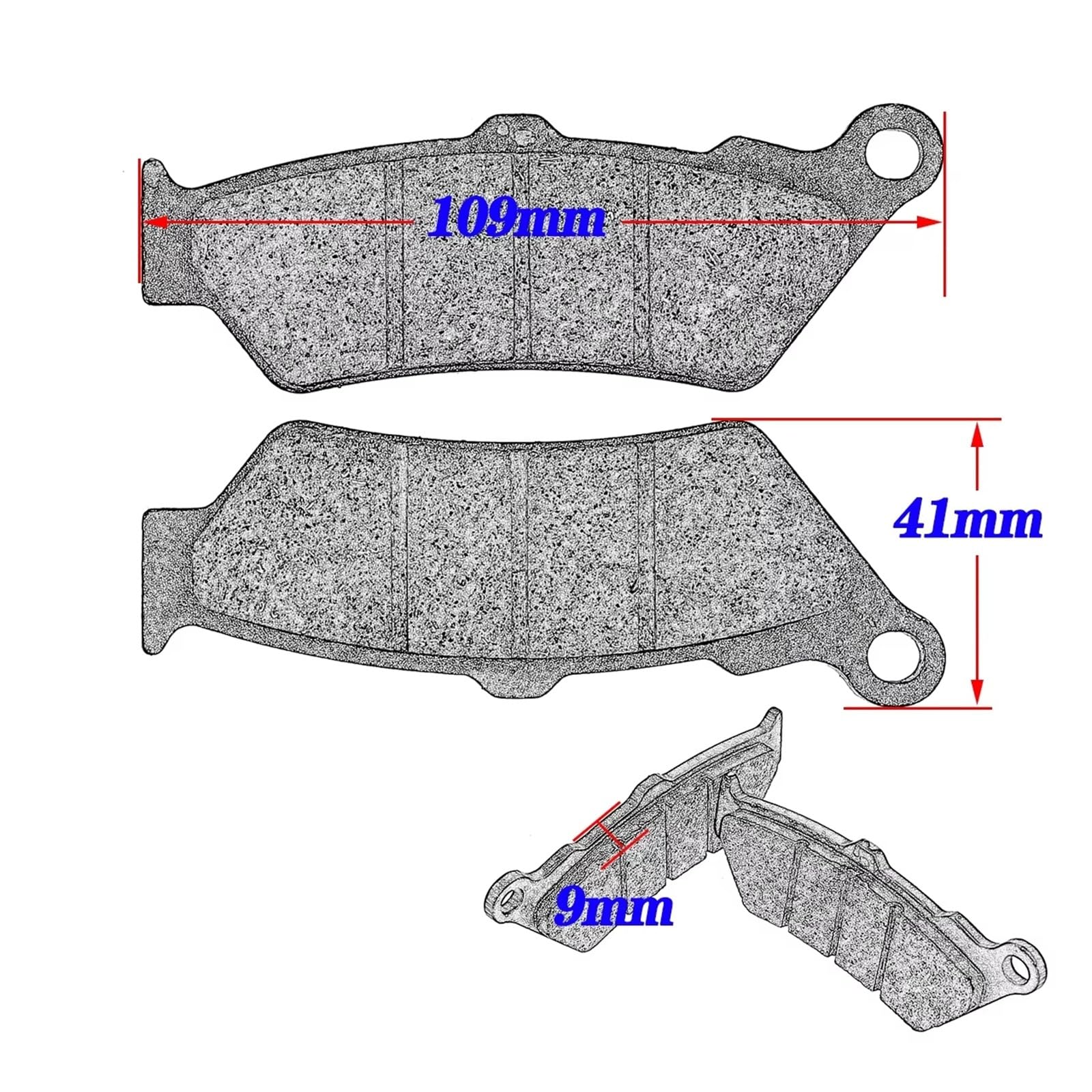 pour BMW pour R1200GS pour Adventure pour R1200R pour Sport pour R1200RS pour R1200RT Plaquettes Frein Avant Arrière Moto Plaquettes Frein À Disque(Front and Rear)