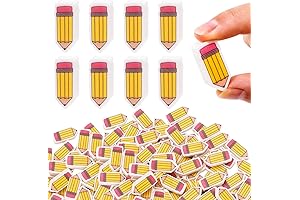 Whaline 60Pcs Pencil Shaped Erasers