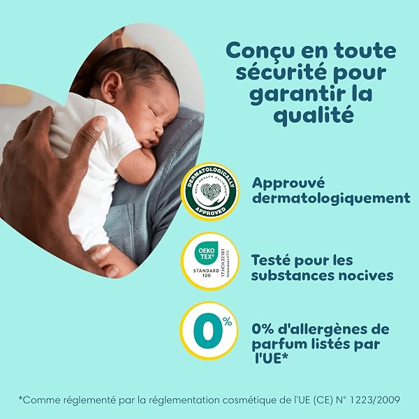 Pampers Premium Protection Taille 0, 22 Couches, 3kg, Double Protection Pour La Peau Et Contre Les Fuites - 5