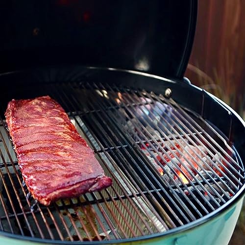 Miniatura 3 de SnS Grills - Cesta patentada Slow 'N Sear XL, cesta de carbón de acero inoxidable con depósito de agua extraíble para ahumar bajo y lento y parrilla