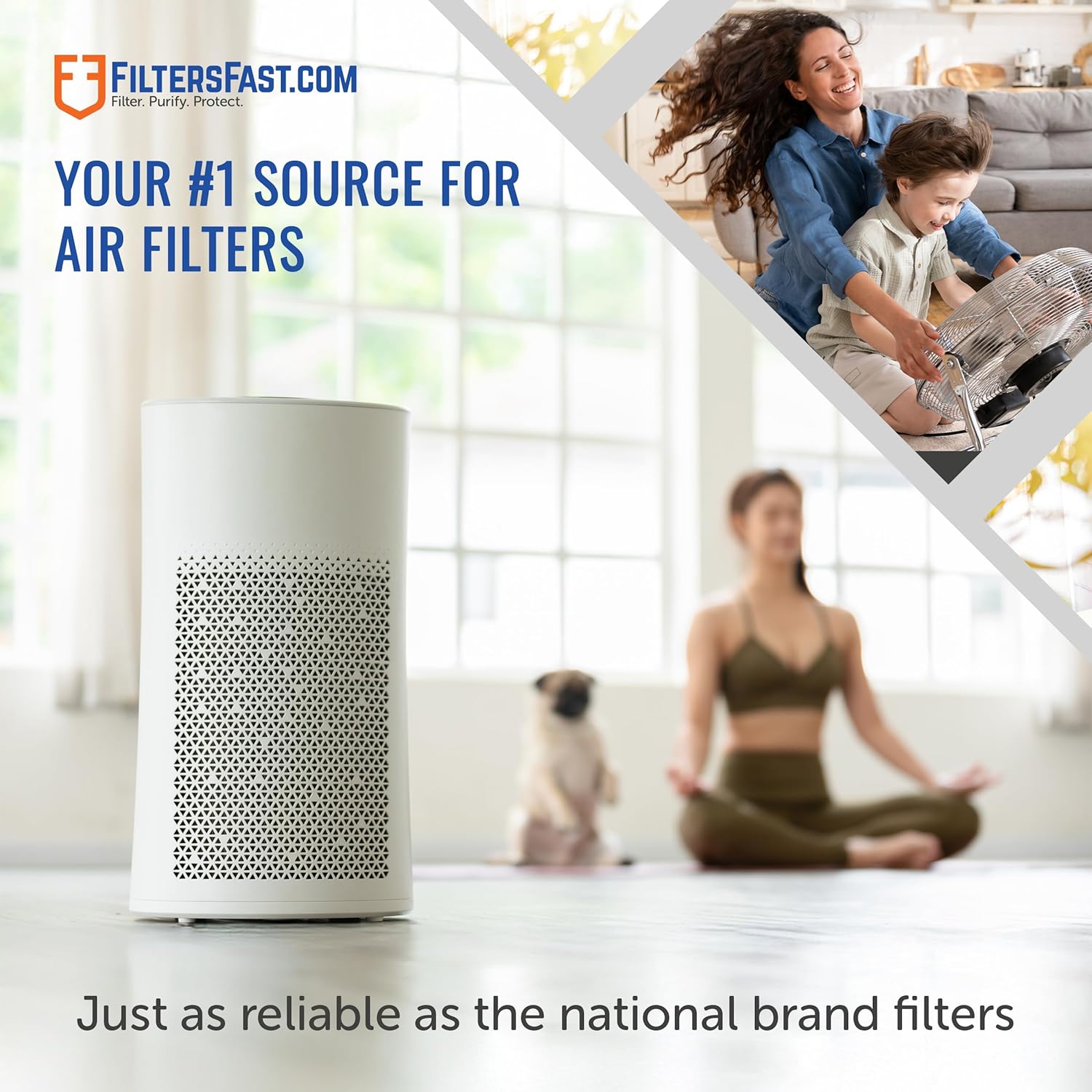 Filters Fast Compatible Replacement for Carrier P102-1625-M8 Air Filter 16x25x5 MERV 8, 2-Pack