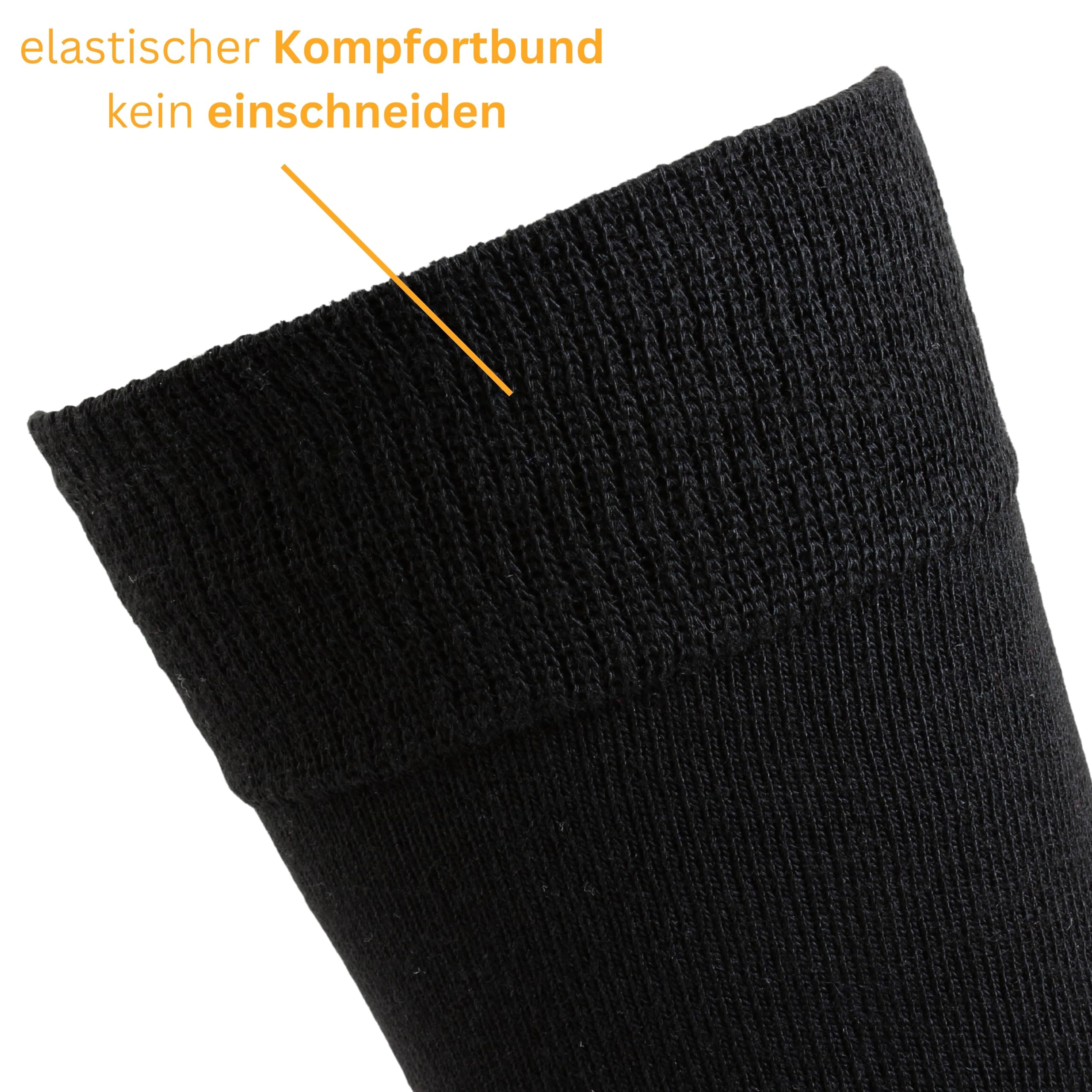 Generisch Kniestrümpfe Thermostrümpfe Thermo Damen Herren (4x Paar) Thermosocken Wintersocken Wollsocken Winter Ski Vollfrottee Innenfrottee